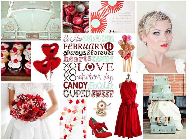 Valentine’s Day themed bridal shower 2