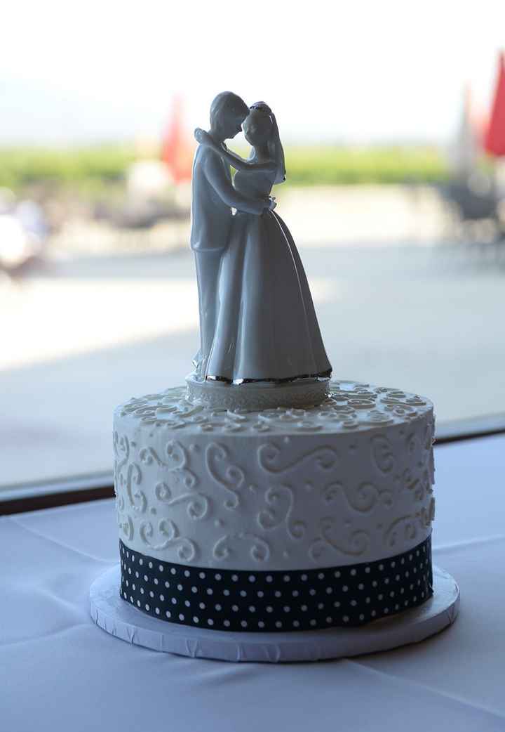 vintage wedding cake topper