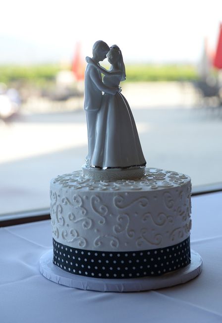 vintage wedding cake topper