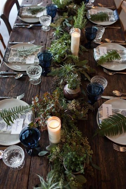 woodland table decor 