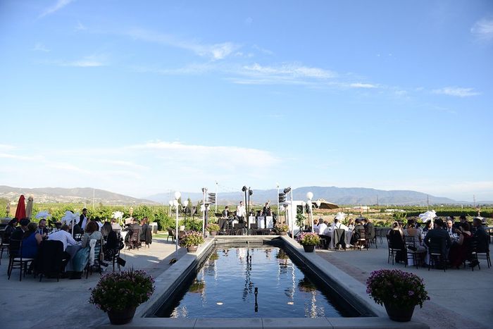 reception set-up