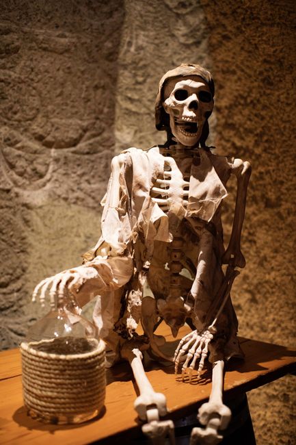1 of 2 skeletons (DH aged/dressed)