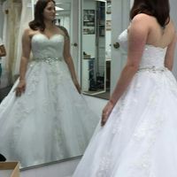 Hair trial and dress fitting!