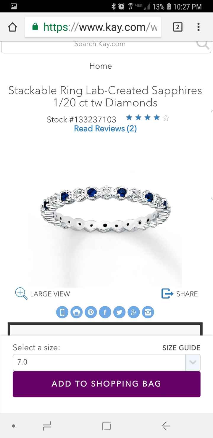 Average cost for his ring? - 2
