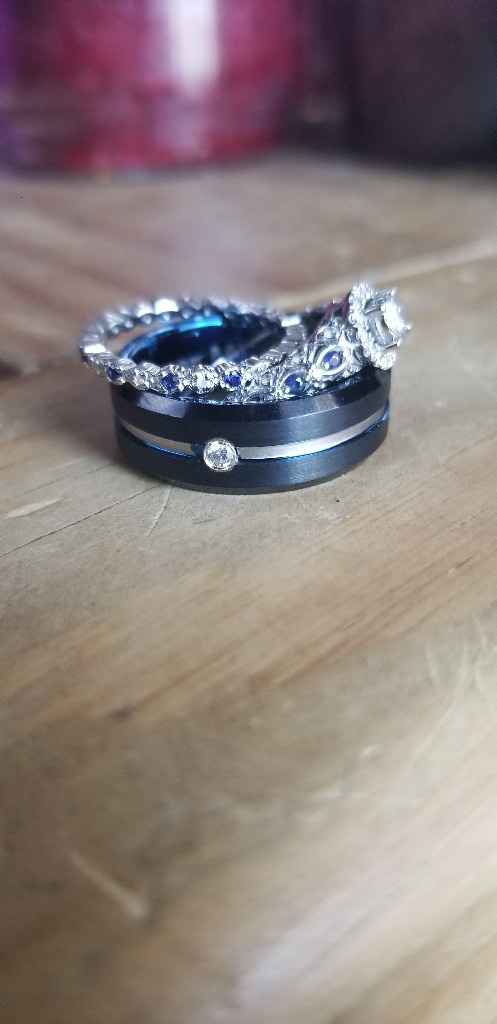 His wedding band came in! - 2