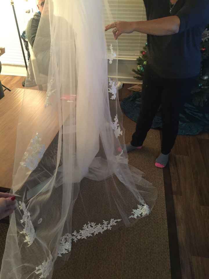 My DIY Cathedral Veil!