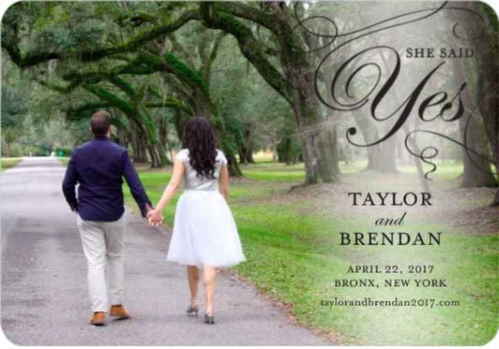 What did you use for "Save The Date" magnets?