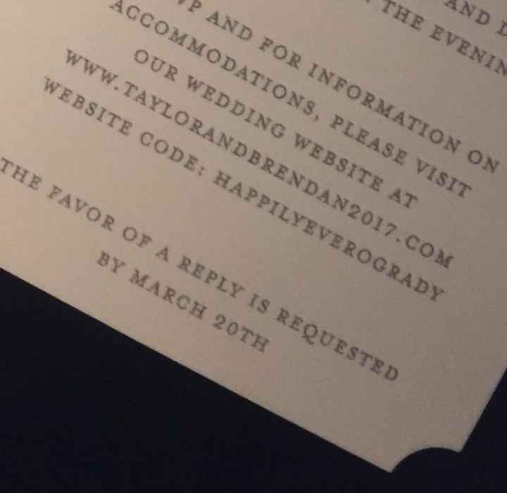 Sending out invites!
