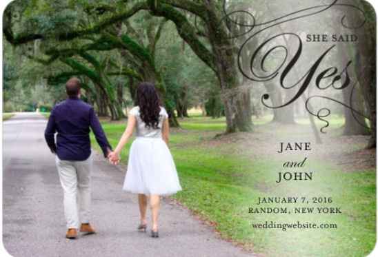 Help choosing the Save the Date!