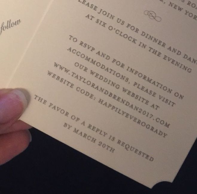 RSVP website