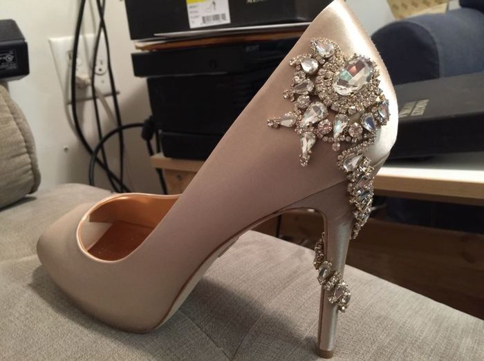 Paging Already Married Brides! Shoes with bling?