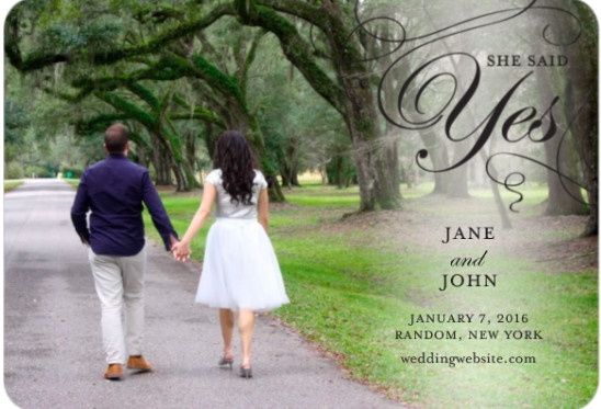 Help choosing the Save the Date!
