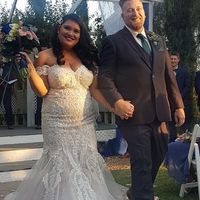 Hair Up for Ceremony, Down for Reception - 5