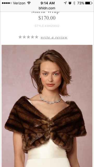 Shrug, sweater or fur jacket