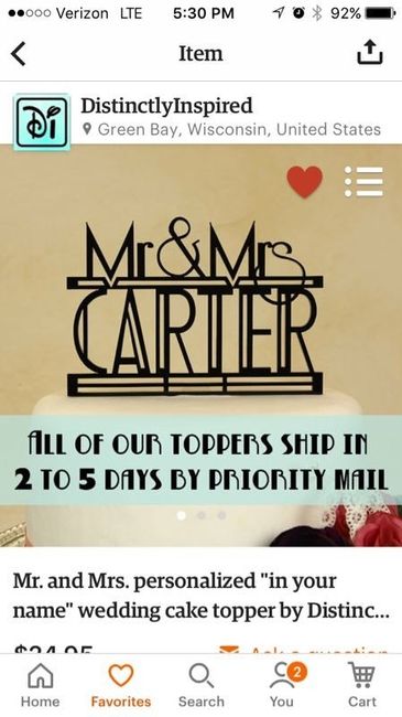 Wedding Cake Toppers