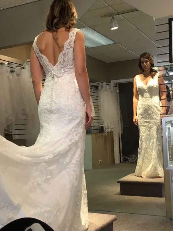 I said "yes" to the dress!