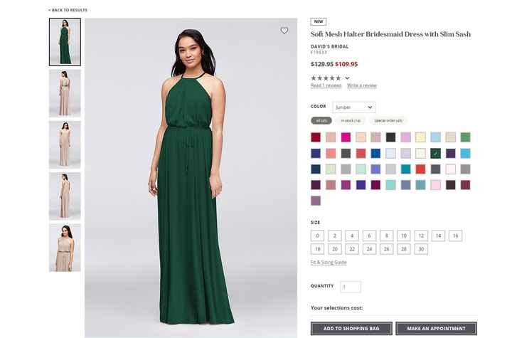 Bridesmaid dress help!
