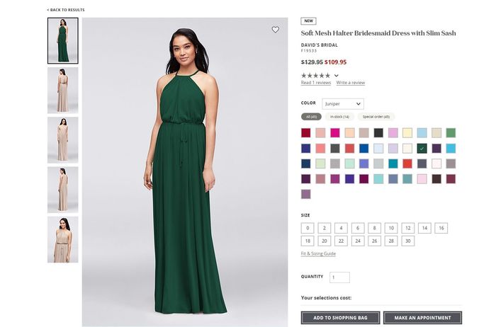 Bridesmaid dress help!