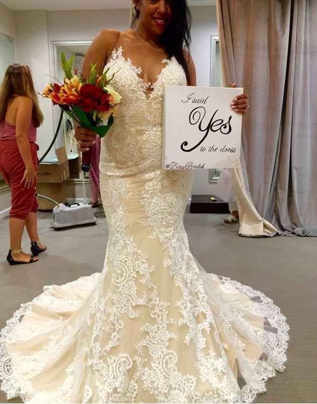 Said yes to the dress!!!!
