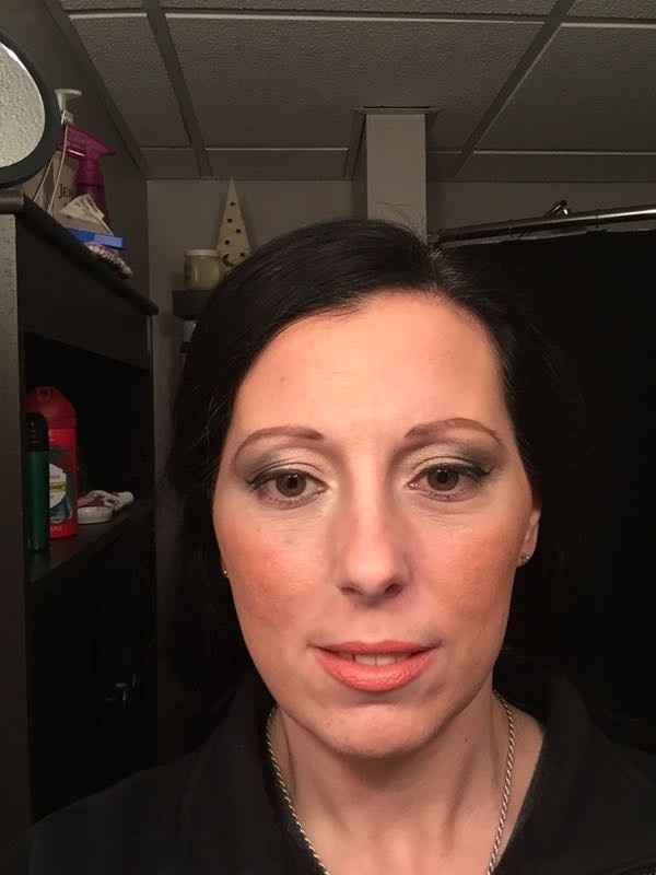 Hair and makeup trial