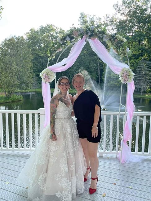 Short person long dress 2