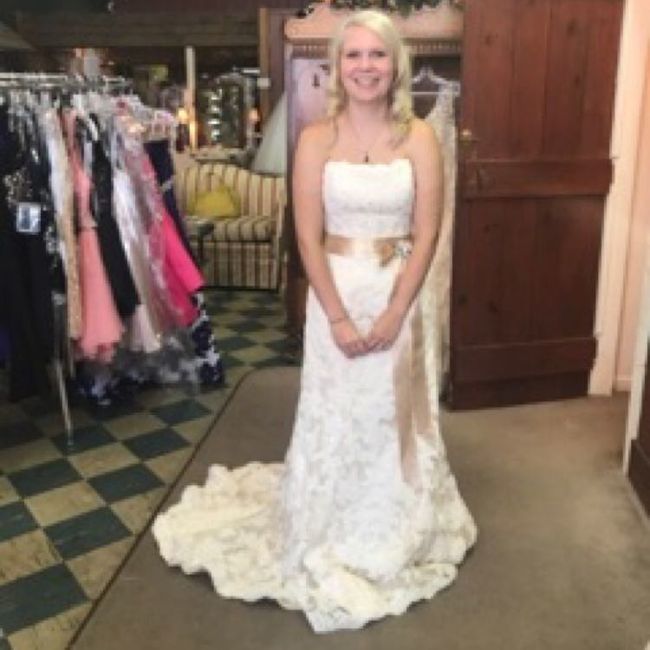 My wedding dress!!! :) pic heavy