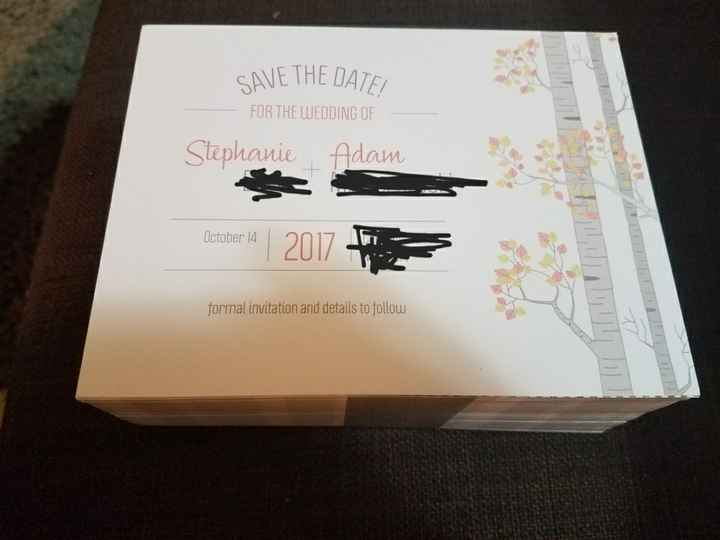 Show me your save the dates!!