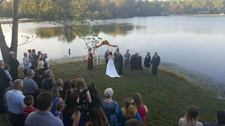 no chairs at wedding ceremony