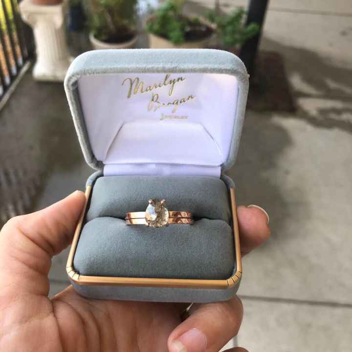 i got my wedding band! Show me your beautiful rings! - 1