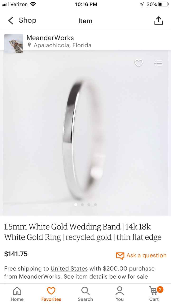 Need help selecting a wedding band - 1