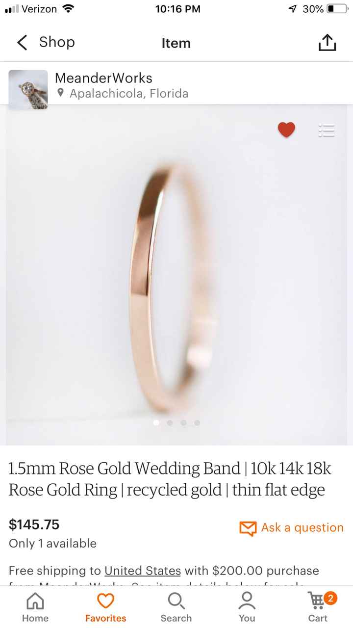 Need help selecting a wedding band - 2