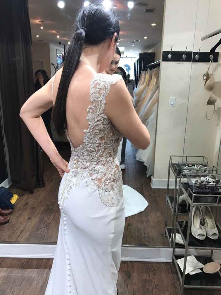 Trying on my dress anxiety!