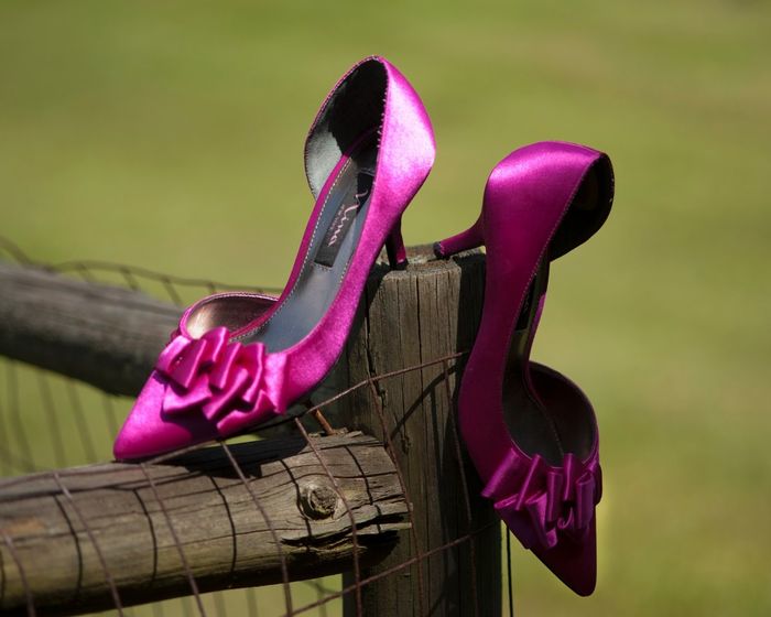 What color heels would you wear for your wedding?