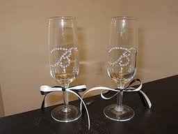 DIY toasting flutes