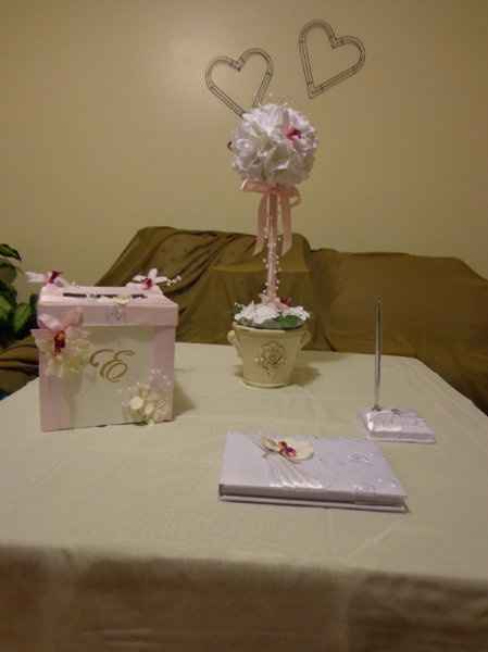 Centerpieces DONE!!!  Did mock-ups of my tables.  VERY PIC HEAVY!!!