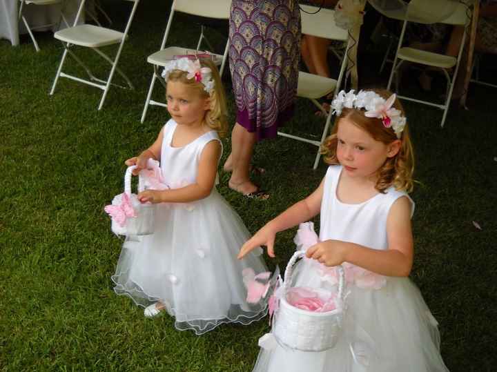 8 flower girls?