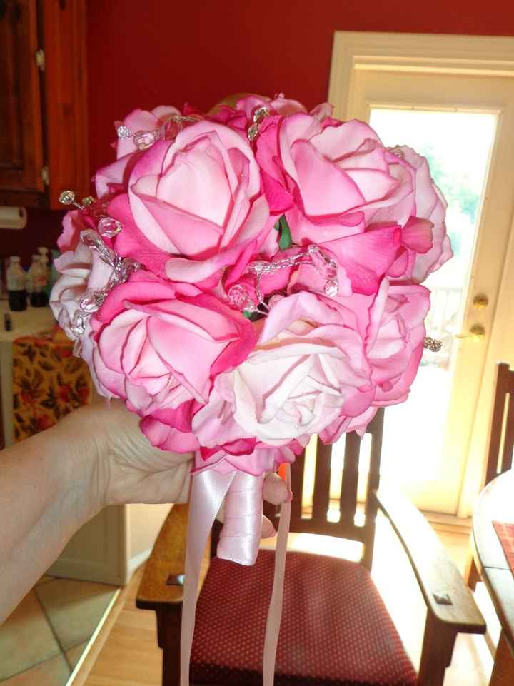 Silk flowers...On a tight budget.