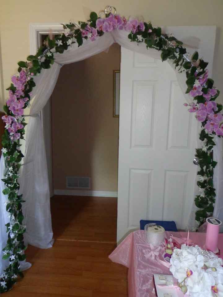Wedding arch - finished?   ***UPDATED PIC*** Now I think it's done!