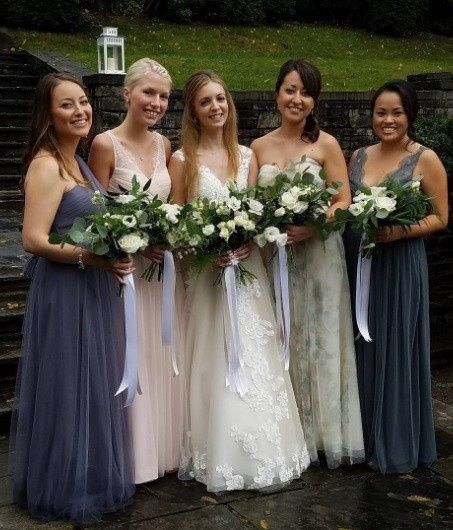 How to pull off the mismatched bridesmaid look??