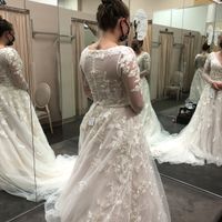 Help! For the life of me, i cannot get my wedding dress to stay on a hanger. - 2