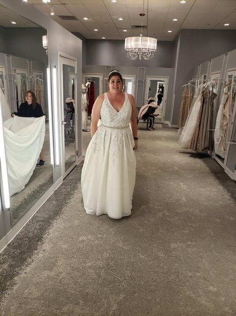 Having second thoughts in my wedding dress 2