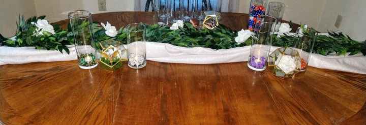 Geeky (but elegant) table decor mock-up - 1