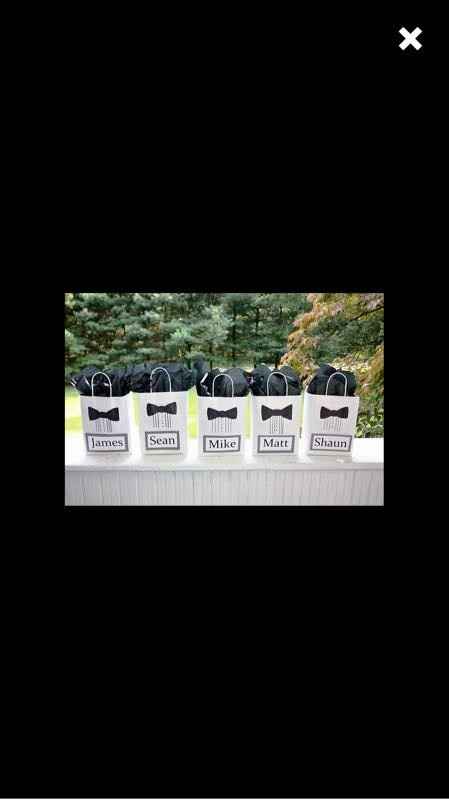 Groomsmen gift packaging