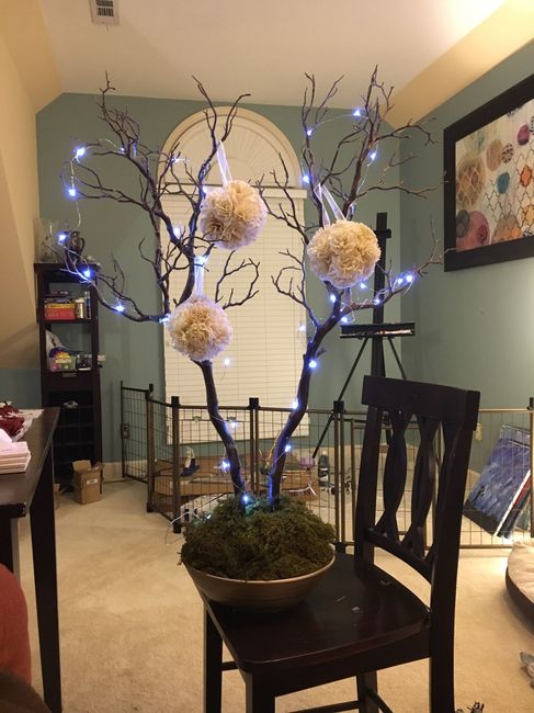 DIY centerpiece mock up
