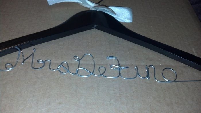 For those of you who ordered the personalized hangers for $4.99 that was posted here a few months ag