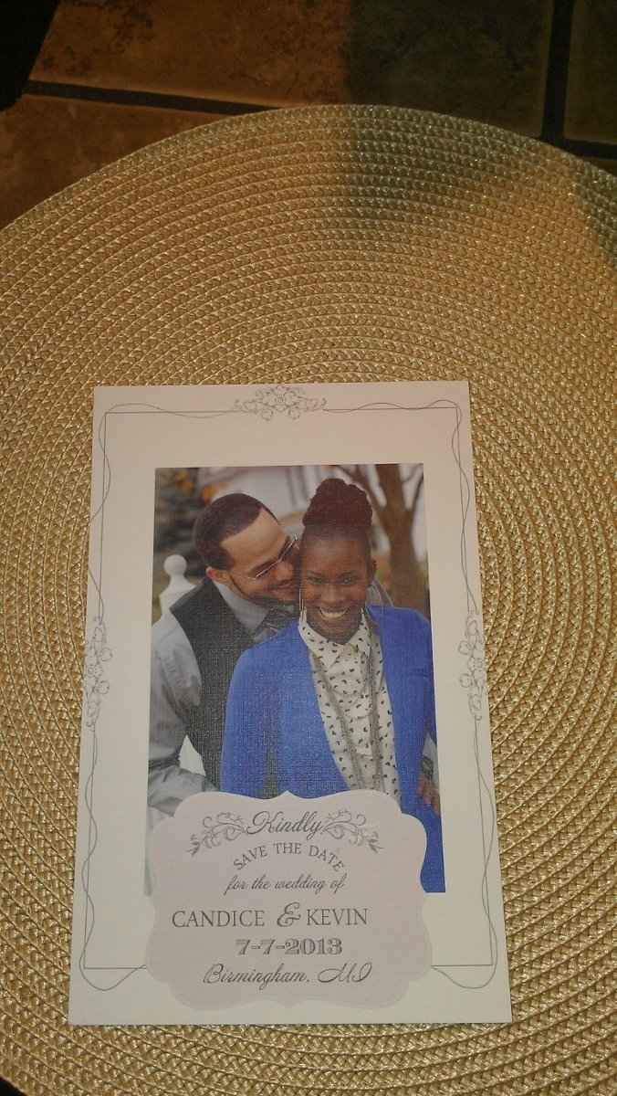 Save the Dates arrived today!! (pics)