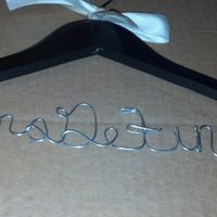 For those of you who ordered the personalized hangers for $4.99 that was posted here a few months ag