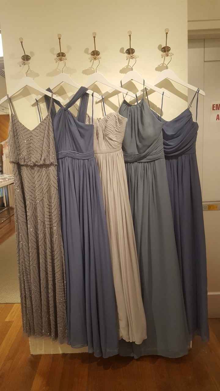 Mismatched bridesmaid dresses - 1