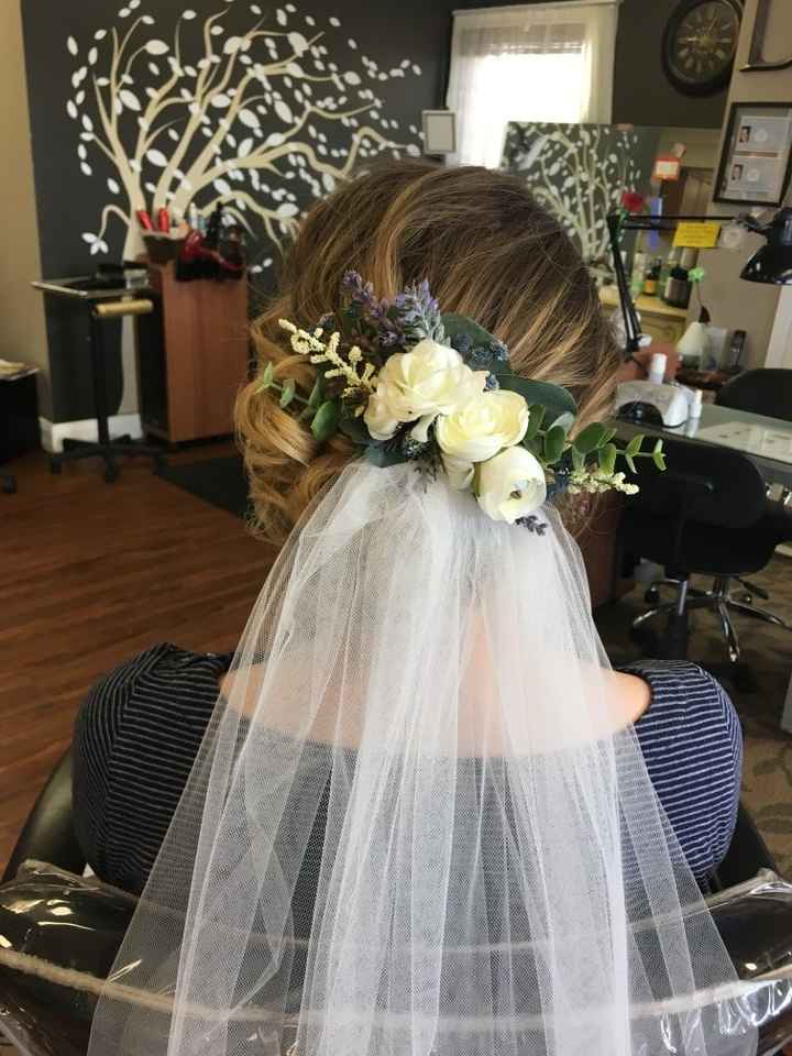 Pictures of Side-do with veil - 2