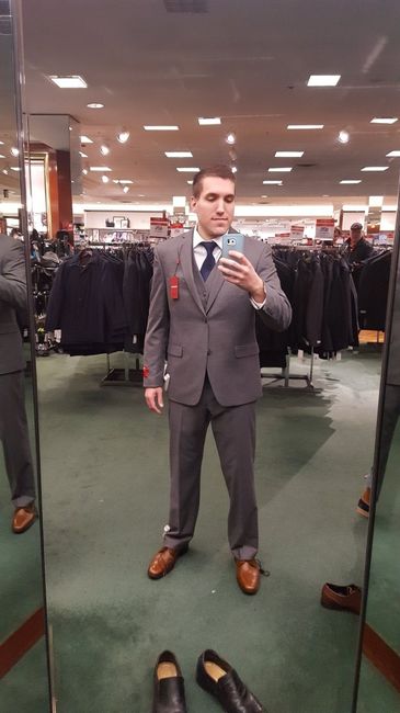 Buying a suit for the groom 1